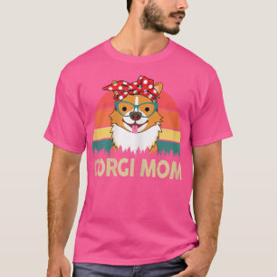 Camiseta Mulheres Corgi MãeCute Corgi Mama presentes par