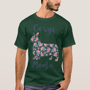 Camiseta Mulheres Corgi Mamãe Dão presentes para Cachorros