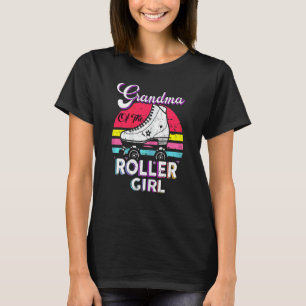 Camiseta Mulheres Correspondendo A Vovó do Roller Retro do