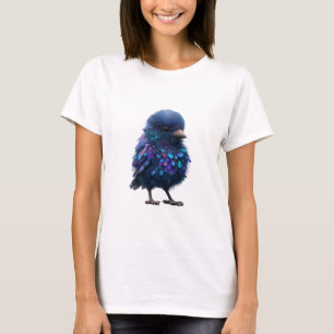 Camiseta Mulheres Cósmicas Índigo Emplumadas Iniciante