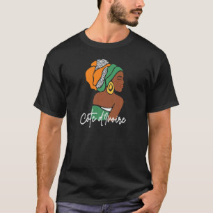 Camiseta Mulheres Costa do Marfim Herança Étnica Côte D'ivo
