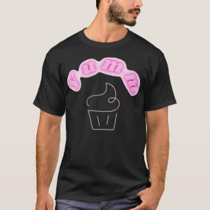 Camiseta Mulheres Cupcake de Yumm Bonito Tee Cupcake Yummy