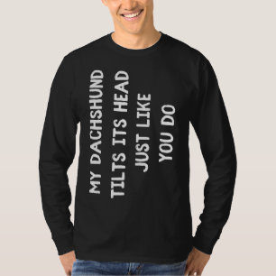 Camiseta Mulheres Cute Masculinas Dachshund Crianças