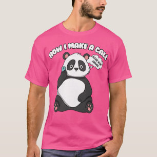 Camiseta Mulheres Cute Panda Bear Premium