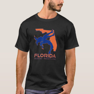 Camiseta Mulheres da Flórida Lutando Meninas Lutadoras de W