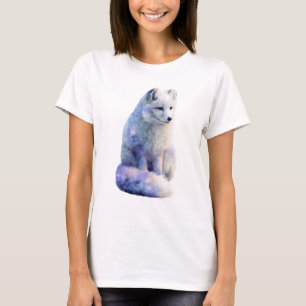 Camiseta Mulheres da Galáxia Nebulosa Ártica Cósmica