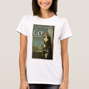 Camiseta Mulheres da Grã-Bretanha dizem "VAI"!