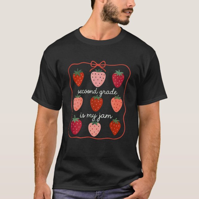 Camiseta Mulheres da Segunda Série é Meu Jam Morango 2ª Sér (Frente)