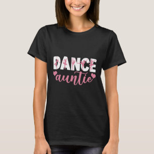 Camiseta Mulheres Dançando tia Cute tia
