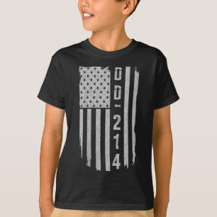 Camiseta Mulheres Dd-214 Veteranos Militares Dão Presentes