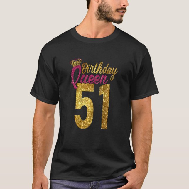 Camiseta Mulheres De 51 Anos De Idade 1971 51ruas Aniversár (Frente)