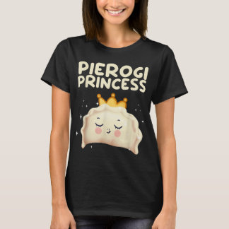 Camiseta Mulheres de Arte Cute Pierogi Meninas Crianças Pie