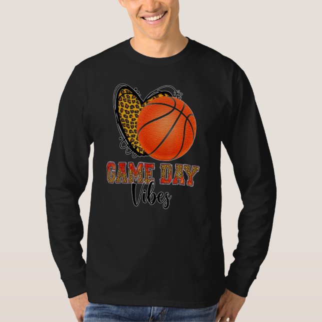 Camiseta Mulheres de Basquete Homens Jovens Dia de Jogo Vib (Frente)
