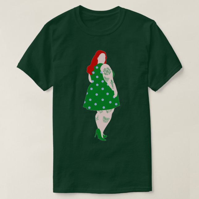 Camiseta Mulheres de Cabelo Vermelho (Frente do Design)