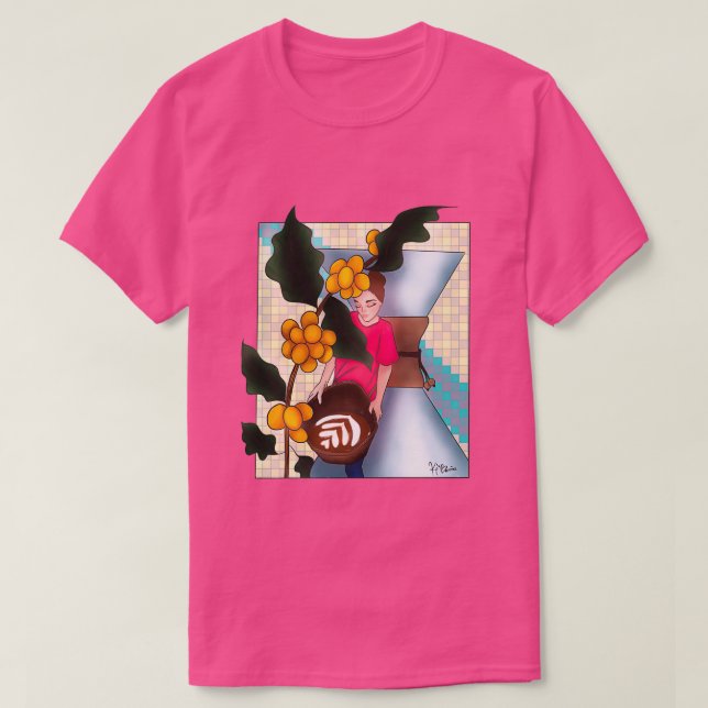 Camiseta Mulheres de café 1 (Frente do Design)
