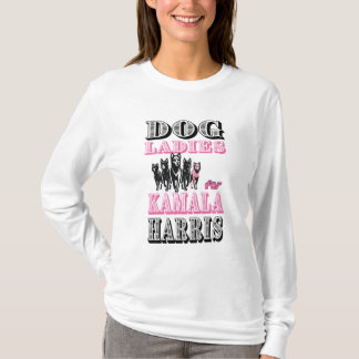 Camiseta Mulheres de cão para Kamala Harris