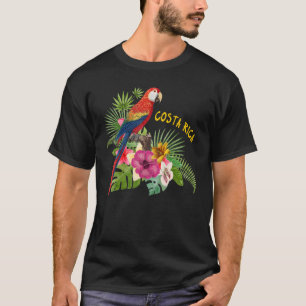 Camiseta Mulheres de Flores Tropicais na Costa Rica