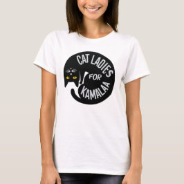 Camiseta Mulheres de Gato Infantis para Kamala harris | 202