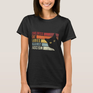 Camiseta Mulheres De Gato Sem Filhos Contra O Fascismo Femi