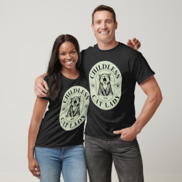 Camiseta Mulheres de Gato Sem Filhos Votam Democratas Azuis