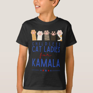 Camiseta Mulheres De Gato Sem Fios Para Kamala