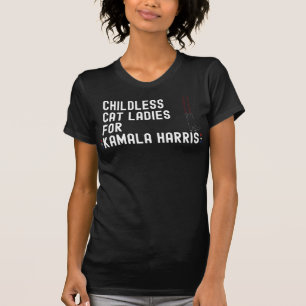 Camiseta Mulheres de Gato Sem Fios para Kamala Harris 2024 