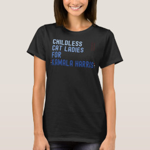 Camiseta Mulheres de Gato Sem Fios para Kamala Harris 2024 