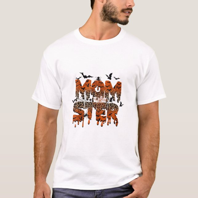 Camiseta "Mulheres de Império Halloween Leopard Mãe Ster" (Frente)
