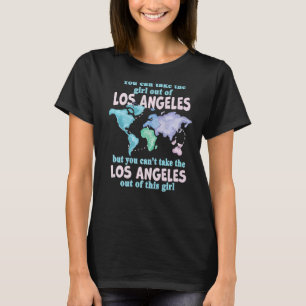 Camiseta Mulheres de Los Angeles Girl de Los Angeles Cali