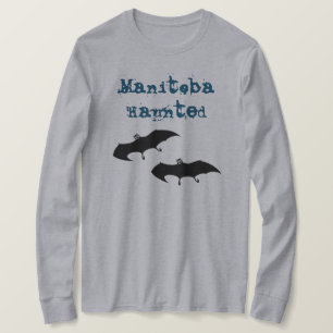 Camiseta Mulheres de manga longa, Manitoba assombrada, cami