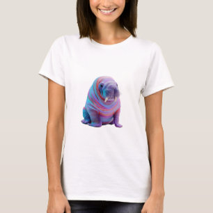Camiseta Mulheres de Morsa da Galáxia Arco-Íris Psicodélica