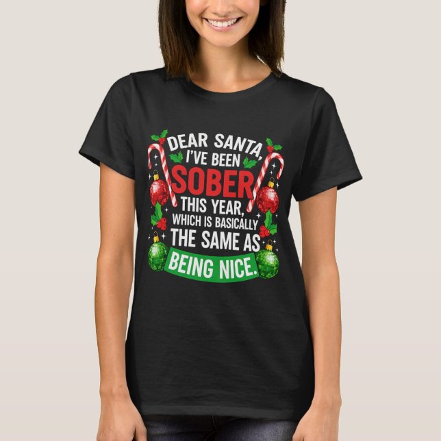 Camiseta Mulheres de Natal Sober (Frente)