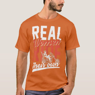 Camiseta Mulheres de verdade andam de bicicleta