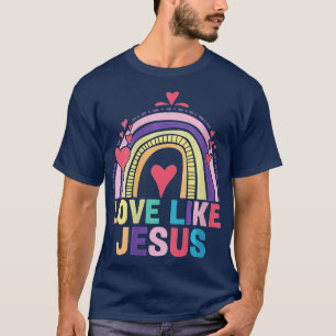 Camiseta Mulheres Deus Religioso Amor Cristão Como Jesus Ra