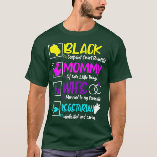 Camiseta Mulheres Dia de as mães Vegetariano Cute Vegan Bla
