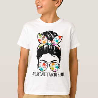 Camiseta Mulheres Dia Dia Professora De Creche Vida Coque D