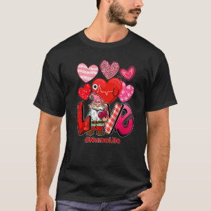 Camiseta Mulheres Dias de os namorados Adoram Enfermeira Es