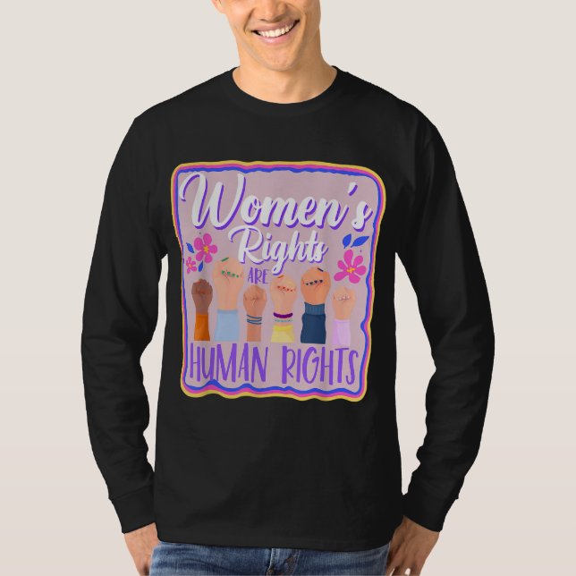 Camiseta Mulheres Direitos Femininas Empoderamento Mulheres (Frente)