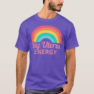 Camiseta Mulheres Direitos Feministas Big Uterus Energy II