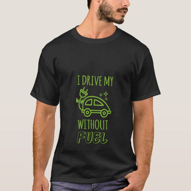 Camiseta Mulheres Dirigem Meu Carro Sem Veículo Elétrico A  (Frente)