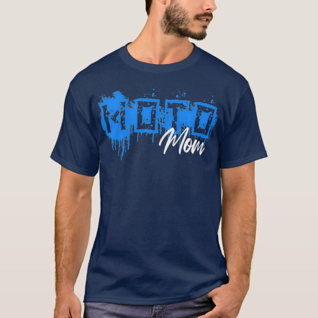 Camiseta Mulheres Dirt Bike Moto Mãe Motocross (Frente)