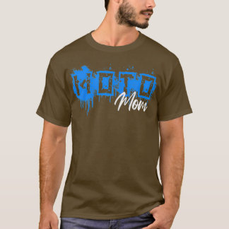 Camiseta Mulheres Dirt Bike Moto Mãe Motocross