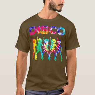 Camiseta Mulheres Disco Disco Pensava Que Tie Dye