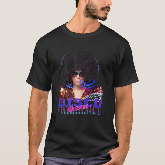 Camiseta Mulheres Disco Queen Discovery Clubbing 90s 70s Pa (Frente)