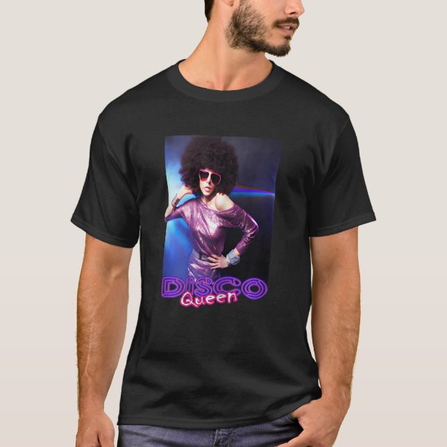Camiseta Mulheres Disco Queen Discovery Clubbing 90s 70s Pa (Frente)