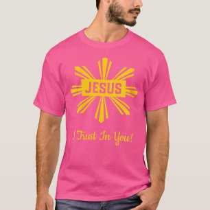 Camiseta Mulheres Divinas Compaixão Jesus Eu Confio Em Você