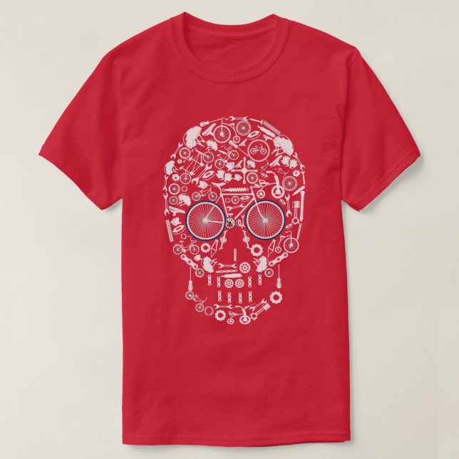 Camiseta Mulheres do andando de bicicleta Lover Art ciclism (Frente do Design)