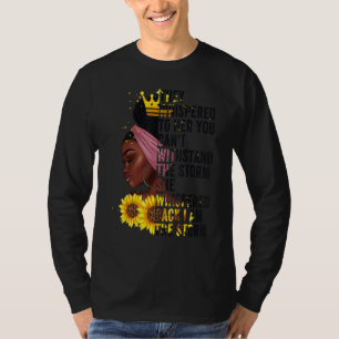 Camiseta Mulheres do Mês da História Negra Afro Africanas E