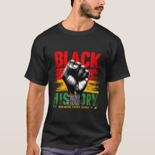 Camiseta Mulheres do Mês da História Negra Quebram Cada Cor