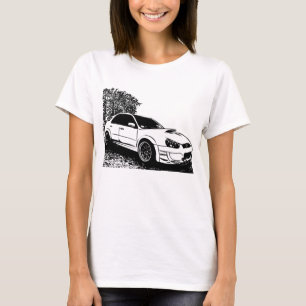 Camiseta Mulheres do Vetor Impreza WRX Sti